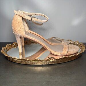 Stuart Weitzman Nunaked Heel Nappa Leather Ankle Strap Sandal wedding career 10